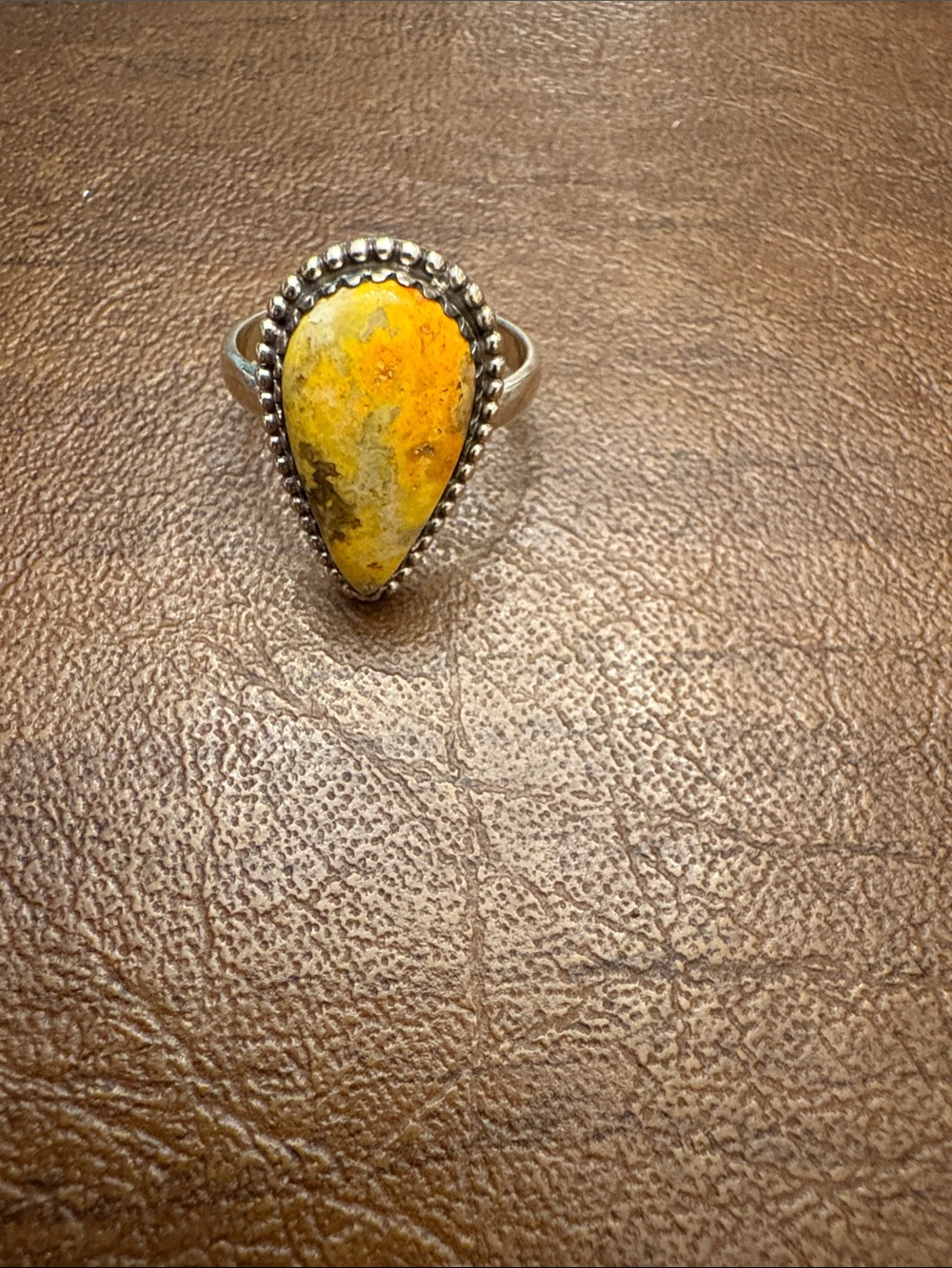 Natural Gemstone 925 Sterling Silver Ring Size-7 US